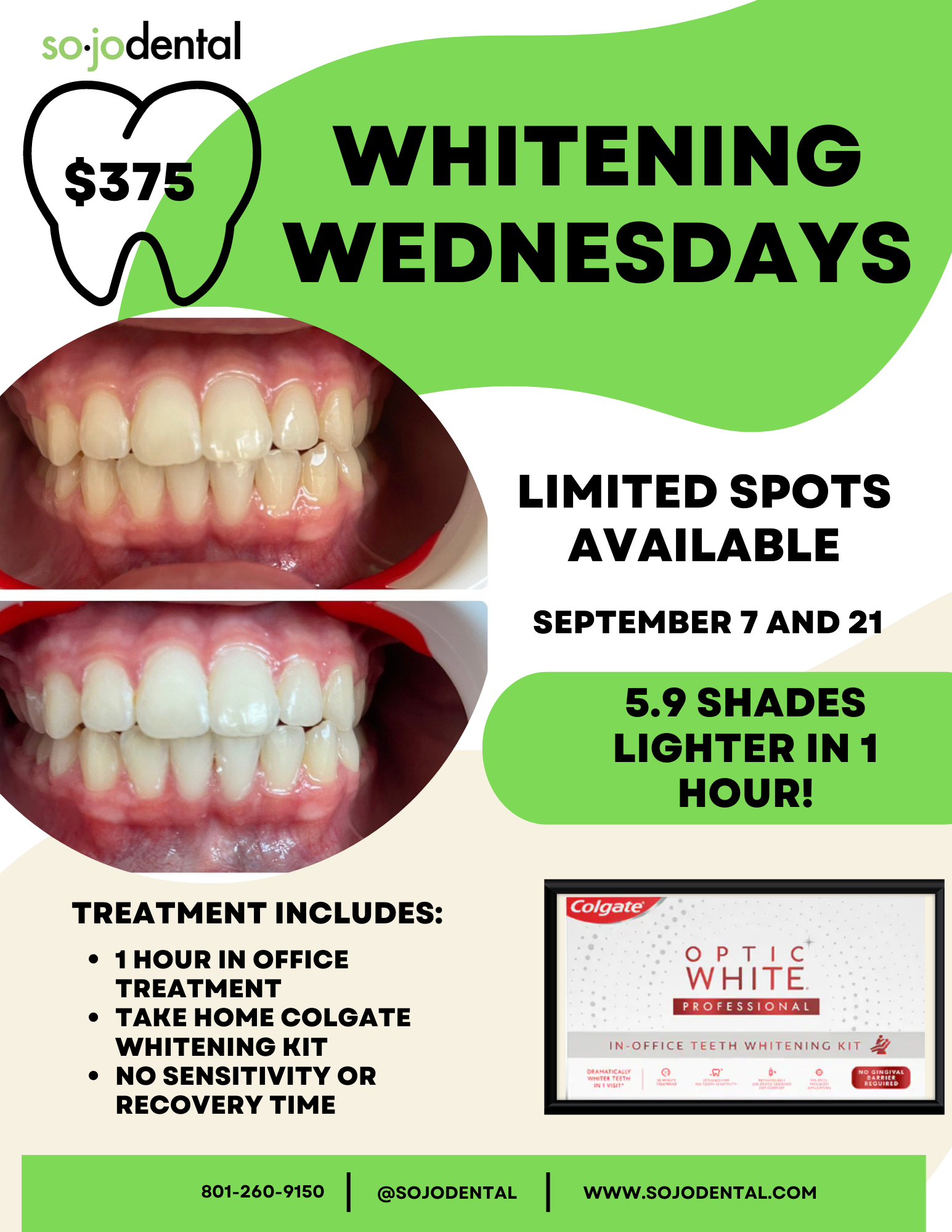 Whitening Wednesdays Flyer
